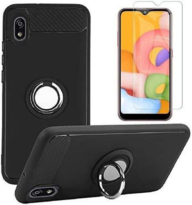 Picture of Jitterbug Smart 3 / Lively Smart Case and Screen Protector, Rotating Ring [Magnetic Car Mount] Cover Case and Screen Protector for Lively Smart (Black)