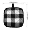 Picture of Pot Holders Buffalo Plaid Cotton Heat Resistant Potholder, Pot Holder, Hot Pads, Trivet for Cooking and Baking