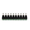 Picture of Areyourshop 10 Pcs 5.5mm x 2.5mm CCTV Camera DC Power Male Jack Connectors