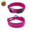 Picture of Chai's Choice Best Padded Comfort Cushion Dog Collar for Small, Medium, and Large Dogs. Perfect Match for Chai's Choice Front Range Harness and Leash. (Medium, Fuchsia) Please Measure Before Ordering