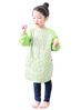 Picture of Plie Waterproof Kids Art Smocks 37 Colors (Age 1-10, S-XXL Size), Green Orange (08-L)