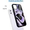 Picture of idocolors Love Heart Printed Case Compatible with iPhone 12/12 pro, Cute Soft TPU Hard Back Scratch Resistant Ultra-Thin Shockproof Protective Painting Art Girly Cover for iPhone 12/12 pro