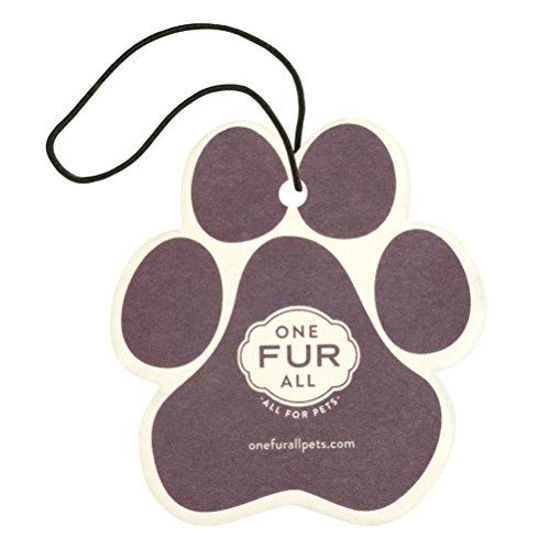 Picture of One Fur All Pet House Car Air Freshener, Pack of 4 - Lavender Green Tea - Non-Toxic Air Freshener, Pet Odor Eliminating Air Freshener for Car, Ideal for Small Spaces, Dye Free Dog Car Air Freshener