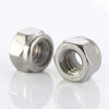 Picture of 1/2-13 Nylon Insert Hex Lock Nuts, Stainless Steel 18-8 (304), Bright Finish, 25 PCS