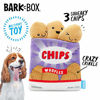 Picture of BarkBox 2-in-1 Interactive Plush Puzzle Dog Toys - Squeaky Pet and Puppy Enrichment Toys for Small, Medium, and Large Dogs | Woofles Potato Chips