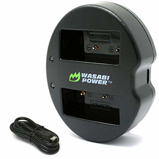 Picture of Wasabi Power Dual USB Battery Charger for Fujifilm NP-W126, BC-W126