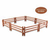 Picture of Toymany 18-20PCS Corral Fencing Accessories Playset Includes 2 Gates Fences, Plastic Fence Toys for Barn Paddock Horse Stable or Farm Animals Horses Figurines, Gift Cake Toppers for Kids Toddlers