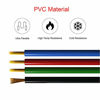 Picture of BTF-LIGHTING 18AWG LED Strip Light Ribbon Wire RGB Extension Cable 4 Pin 32.8ft/10m Connection 4 Core Cord Line for Color Changing Flexible 5050 3528 LED Tape