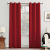 Picture of Sun Zero Easton Blackout Energy Efficient Grommet Curtain Panel, 40x84, Red