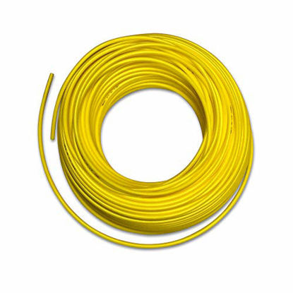 Picture of Food Grade 1/4 Inch Plastic Tubing for RO Water Filter System, Aquariums, Refrigerators, ECT; BPA free; Made from FDA compliant materials and meets NSF Standards and Regulations (20 Feet, Yellow)