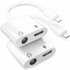 Picture of 2 Pack Headphone Adapter for iPhone, 3.5 mm Headphone Jack Adapter, Dual Ports Dongle Charge Jack AUX Audio,Compatible with iPhone 7/7Plus/8/8Plus/X/XS/XS/11/11 Pro (Support iOS 10/11/12/13