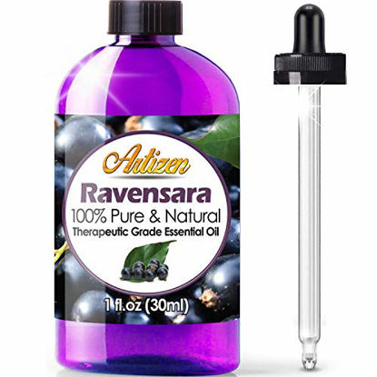 Picture of Artizen Ravensara Essential Oil (100% Pure & Natural - Undiluted) Therapeutic Grade - Huge 1oz Bottle - Perfect for Aromatherapy, Relaxation, Skin Therapy & More!