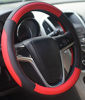 Picture of Mayco Bell Car Steering Wheel Cover 15 inch Comfort Durability Safety (Black Red)