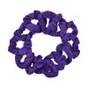 Picture of 12 Pack Small Scrunchies Cotton Hair Scrunchy (Purple)