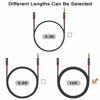 Picture of 3.5mm TRRS Headphone Extension Cable, Devinal 1/8" inch Female 4-Pole to Male Extension Cord, Mini-Jack Aux Stereo Audio Connector 10Ft/3M (2 Pack)