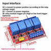 Picture of ANMBEST 2PCS 4 Channel 5V Relay Module with Optocoupler High or Low Level Trigger Expansion Board for Raspberry Pi Arduino