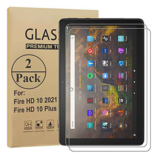 Picture of KXOYJAD Screen Protector for Firre 10/ H.D 10 Plus Tablet(11th Generation, 2021 Release), Tempered Glass Film(2 Pack)