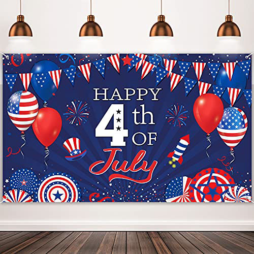 GetUSCart- 4th of July Background Patriotic Backdrop for Photography ...