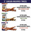 Picture of Zeus Better Bones Dog Treats, Rawhide Free Healthy Dog Treats, Salmon and Chicken Twist, 10 Count