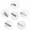 Picture of Elcoho 150 Pieces Metal Hair Clips Single Prong Alligator Clips Curl Clips Silver Hairbow Accessory