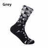 Picture of Compressprint Men and Women Cycling Socks Sports Socks Comprssion Running Socks (Orange+Grey)