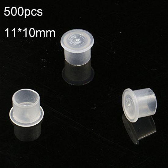 Tattoo Ink Caps Cups  CINRA 1000 pcs Disposable Tattoo Ink Cups Small Tattoo Pigment Ink Caps