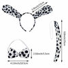 Picture of Dxhycc Dalmatian Costume Set Dog Ears Headband Bowtie Tail Tutu for Kids Girls Halloween Costume Cosplay Party