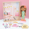 Picture of Story Magic Wooden Dress-Up Doll by Horizon Group USA, Dress Up Magnetic Wood Double Sided Doll, Over 40 Outfit and Accessory Pieces, Creative Pretend Play, Perfect for Ages 4+