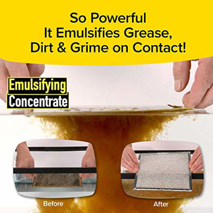 Picture of Grease Police Magic Degreaser by BulbHead - Super-Concentrated Degreaser and Cleaner Spray For Kitchen, Bathroom, and More - Emulsifies Grease & Grime on Contact, No Hard Work