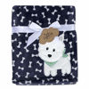 Picture of Baby Essentials Plush Fleece Throw and Receiving Baby Blankets for Boys and Girls (Fluffy Puppy)