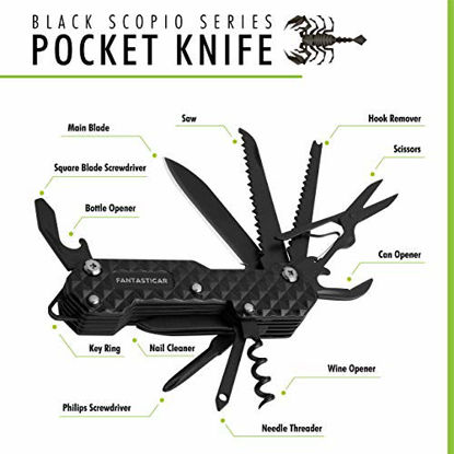 KITHELP Camping Gear Survival Multitool - Camping Gifts for Men