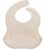 Picture of Loulou Lollipop Waterproof Silicone Baby Bib, Easy to Clean - Coconut Cream