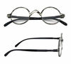 Picture of Vintage Round Reading Glasses Professor Readers (Grey Stripe