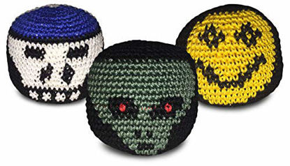 Picture of World Footbag Hacky Sack Footbag, 3 Pack,Multi-Colored,1832