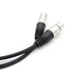 Picture of Dremake Audio 25 Foot XLR to Speaker Snake Cable-3Pin XLR Male to XLR Female Balanced Cord for Microphone, Stage, DJ, Pro, Studio Cable - Black