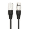 Picture of Dremake Audio 25 Foot XLR to Speaker Snake Cable-3Pin XLR Male to XLR Female Balanced Cord for Microphone, Stage, DJ, Pro, Studio Cable - Black