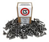 Picture of 410 Stainless #8 x 3/4" Wafer Head Philips Self Drilling Sheet Metal Tek Screws, (1/2" to 1-5/8" Length in Listing), 100 Pieces, Modified Truss Head Self Driller (#8 x 3/4 inch)