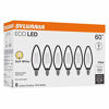 Picture of SYLVANIA ECO LED B10 Light Bulb, 60W Equivalent, Efficient 5.5W, 7 Year, 500 Lumens, Non-Dimmable, Clear, 5000K Daylight - 6 Pack (40879)