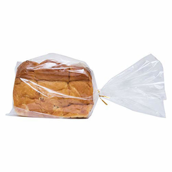 Transparent Plain Bread Packing Polythene Bag Thickness 51 Micron Size  Custom Size