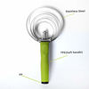 Picture of BOTH WINNERS Reversible Stainless Steel Curry Comb with Soft Touch Grip (neon Green)