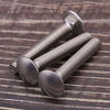 Picture of 3/8-16 x 2-1/2" (1/2" to 3" Lengths Available) Round Domed Head Square Neck Carriage Bolt 10 PCS, 304 Stainless Steel 18-8, Grade 8.8, Full Thread,