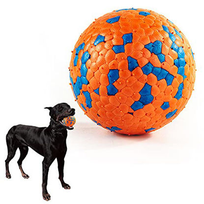 Picture of DLDER Dog Balls Toy for Aggressive Chewers, Indestructible Bouncy Dog Ball, Lightweight&Floating, Durable Dog Chew Ball for Large&Medium Dogs to Fetch and Play.