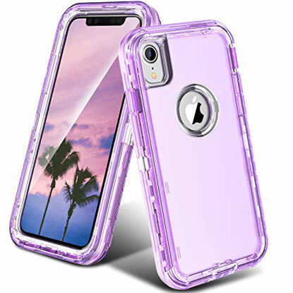 Picture of ORIbox Case Compatible with iPhone XR Case, Heavy Duty Shockproof Anti-Fall Clear case