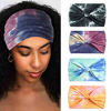 Picture of Aceorna Wide Headbands Stretch Turban Knotted Hairbands Elastic Yoga Workout Sweatband Running Sport Head Scarf Large African Head Wraps for Women 4 Pcs (Set G)