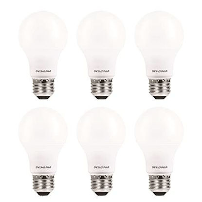 Picture of SYLVANIA ECO LED Light Bulb, A19, 100W Equivalent, Efficient 14.5W, 7 Year, 1450 Lumens, Frosted, 5000K, Daylight - 6 Pack (40884)