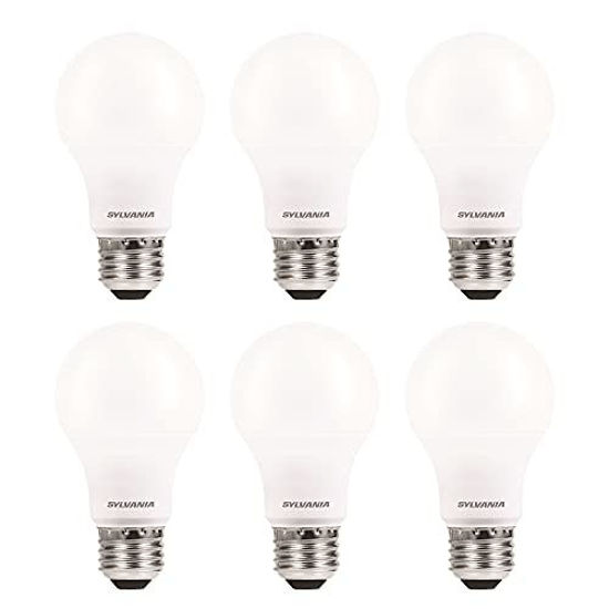 Picture of SYLVANIA ECO LED Light Bulb, A19, 100W Equivalent, Efficient 14.5W, 7 Year, 1450 Lumens, Frosted, 5000K, Daylight - 6 Pack (40884)