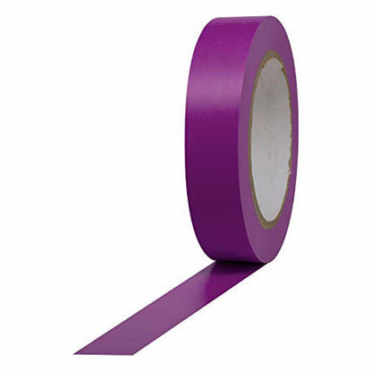 Picture of ProTapes Pro 50 Premium Vinyl Safety Marking and Dance Floor Splicing Tape, 6 mils Thick, 36 yds Length x 1" Width, Purple (Pack of 1)