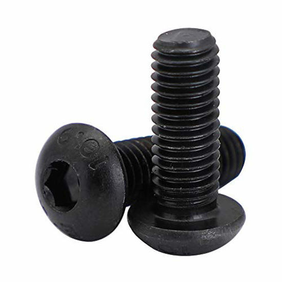 Picture of 5/16-18 x 1" Button Head Socket Cap Screws, Alloy Steel Grade 10.9, Allen Hex Drive, 40 PCS