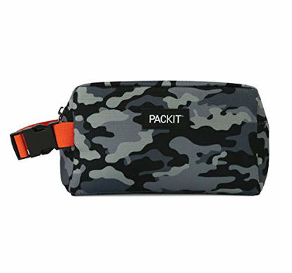 Picture of PackIt Freezable Snack Box, Charcoal Camo