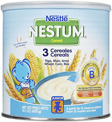 Picture of Nestum Toddler Cereal - 3 Cereals - 14.1 oz (Pack - 1)